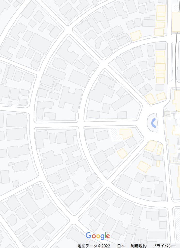 住宅地図（グーグルマップ）