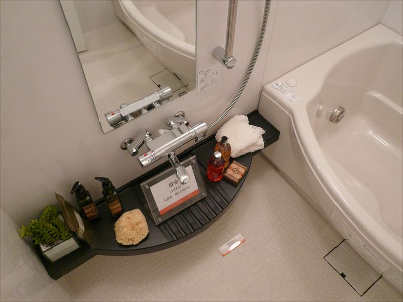 ユニットバスの蛇口 モデルルーム