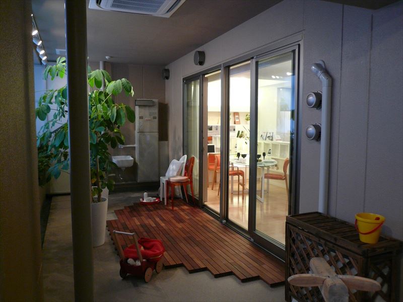 バルコニーからリビング モデルルーム