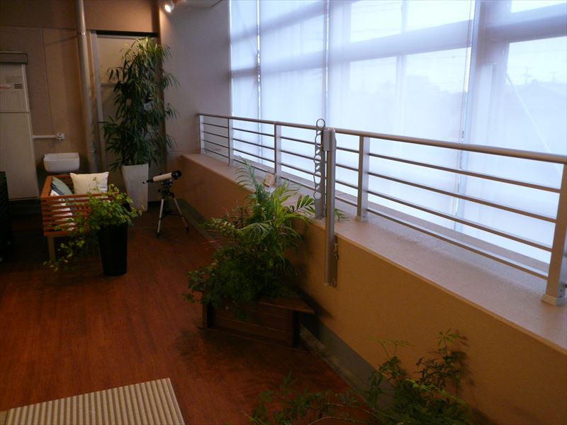 バルコニーの手すり モデルルーム