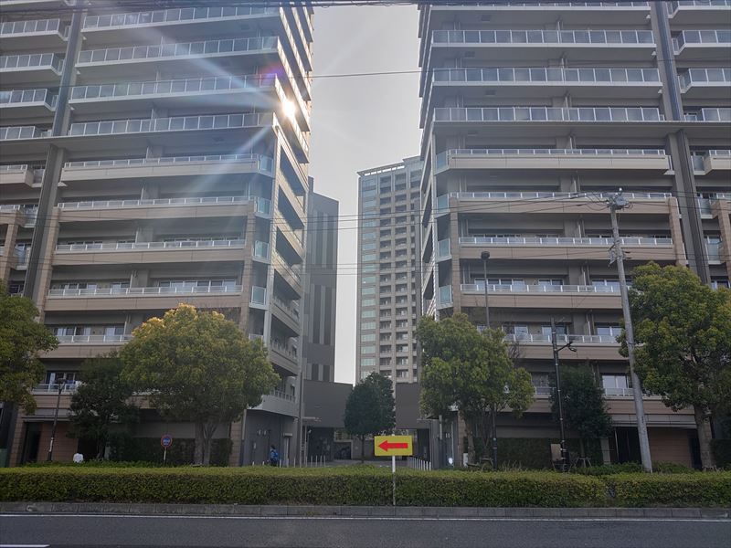 機械式駐車場 入口 パークシティ柏の葉キャンパス二番街