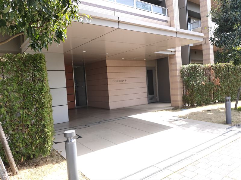 B棟エントランス パークシティ柏の葉キャンパス二番街