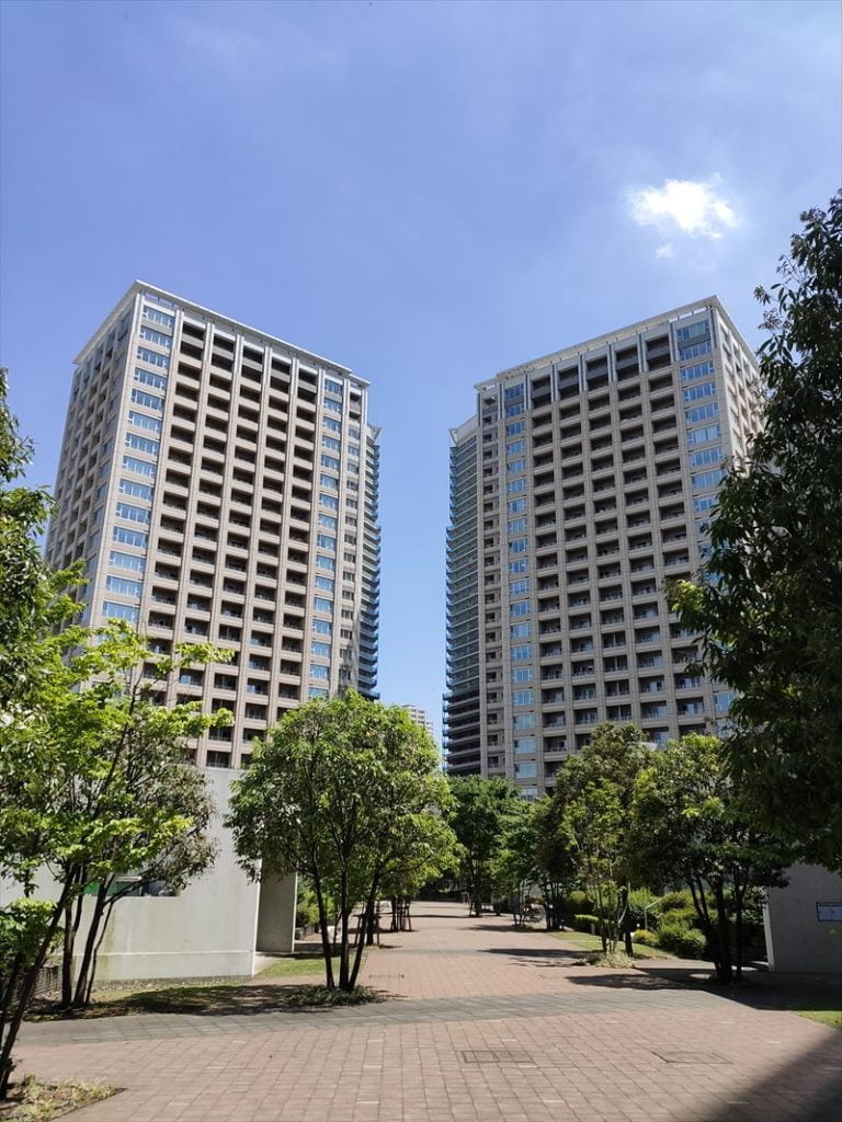 D棟とC棟 外観 パークシティ柏の葉キャンパス二番街