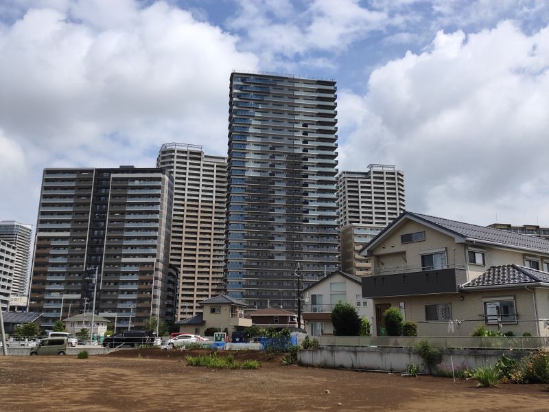 パークシティ柏の葉キャンパス サウスマークタワーとサウスフロントの外観