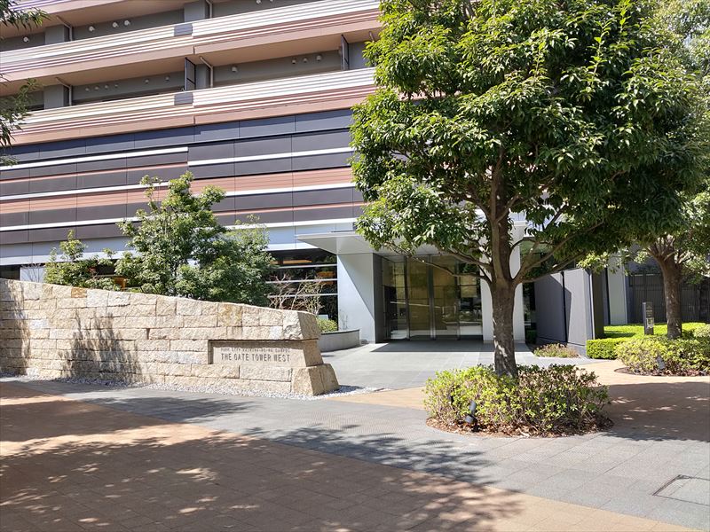 ウエスト棟のエントランス パークシティ柏の葉キャンパス ザ・ゲートタワー