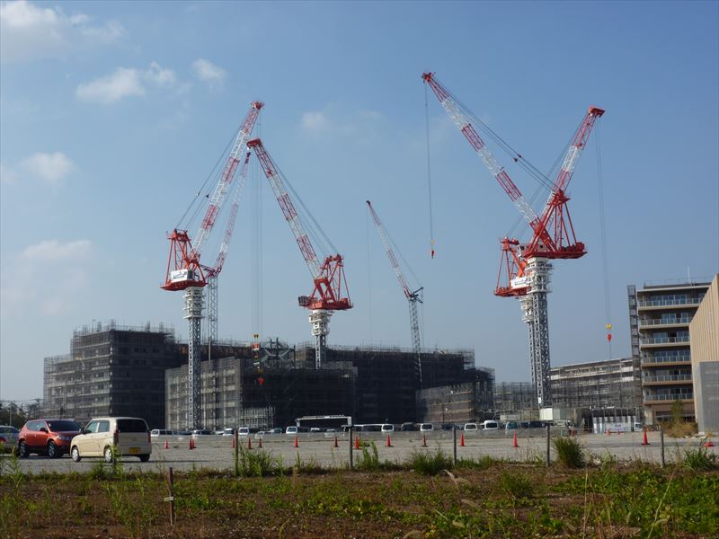 建設工事中 パークシティ柏の葉キャンパス二番街