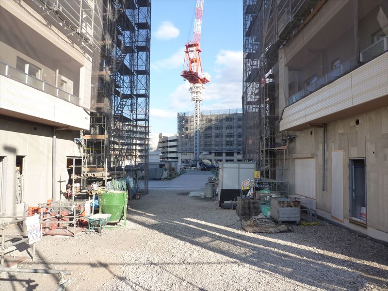 建設工事中 パークシティ柏の葉キャンパス二番街