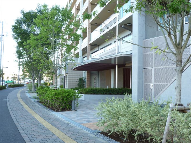 F棟エントランス パークシティ柏の葉キャンパス二番街