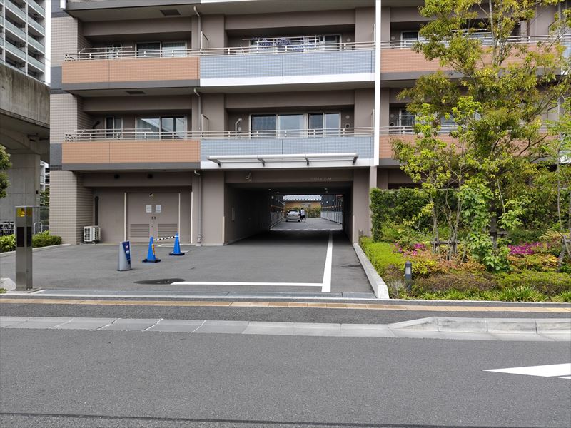 駐輪場進入口 パークシティ柏の葉キャンパス サウスフロント