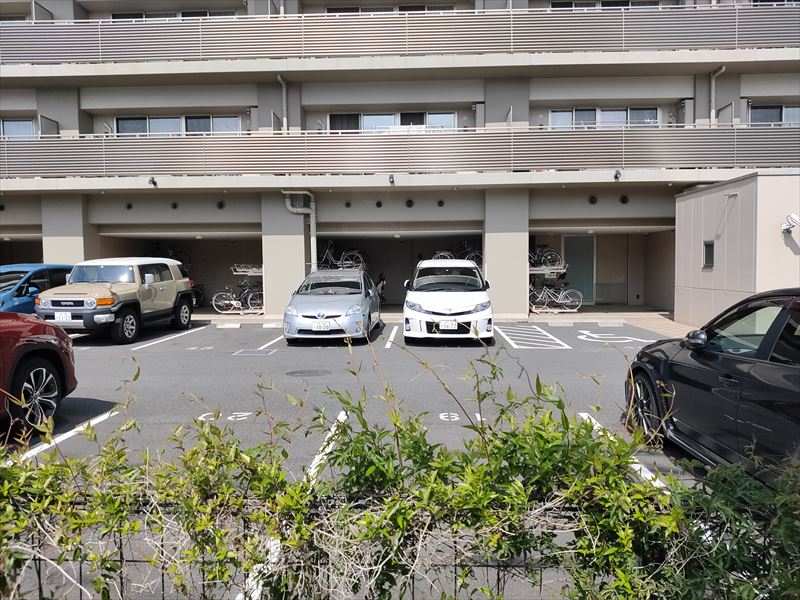 駐車場と駐輪場 パークシティ柏の葉キャンパス ブライトサイト