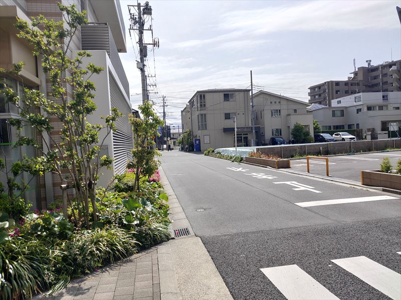 南側道路 パークシティ柏の葉キャンパス ブライトサイト