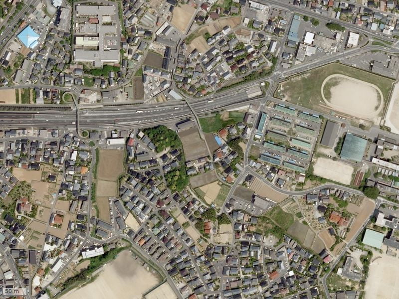 【2009年度撮影】昔のアルファスマート上乃木2（建設前）の場所・周辺環境