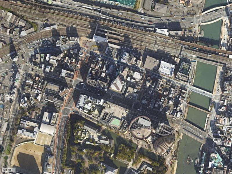 【2013年度撮影】昔の小倉D.C.タワーの場所・周辺環境