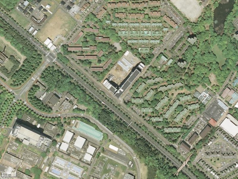 【2008年度撮影】昔のデュオヒルズつくば学園都市の場所・周辺環境