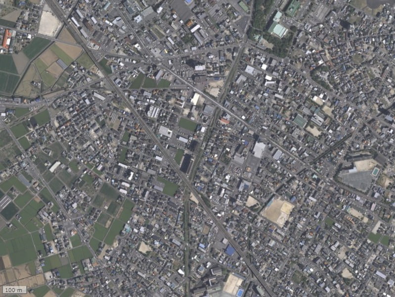 【2010年度撮影】グローリアスハイツ安城百石町の場所・周辺環境(広域)