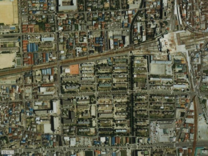 【1984~1986年度撮影】昔のラピタス31西宮の場所・周辺環境