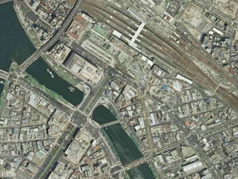 【2008年度撮影】昔のシティタワー広島の場所・周辺環境