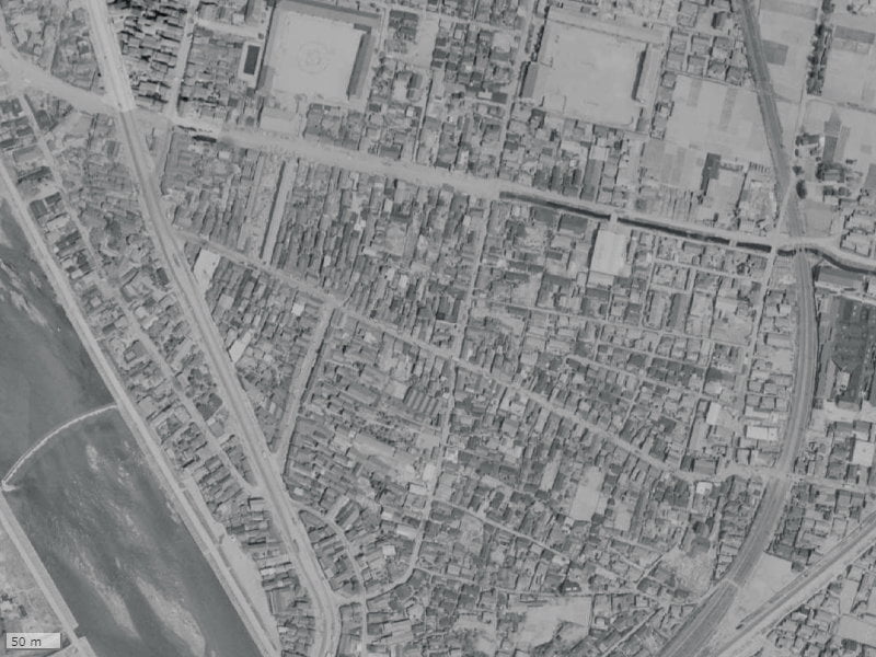 【1961～1969年度撮影】昔のプラウド河原町ディアージュの場所・周辺環境