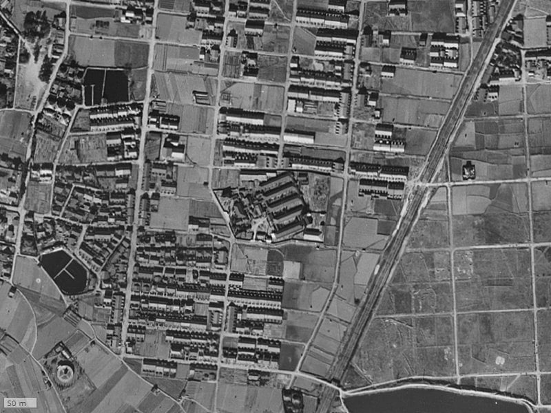 【1936～1942年度撮影】昔のリビオシティ三国ヶ丘の場所・周辺環境