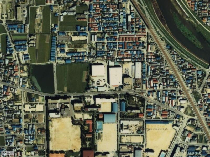 【1979～1983年度撮影】昔のエステムコートエクスシティの場所・周辺環境