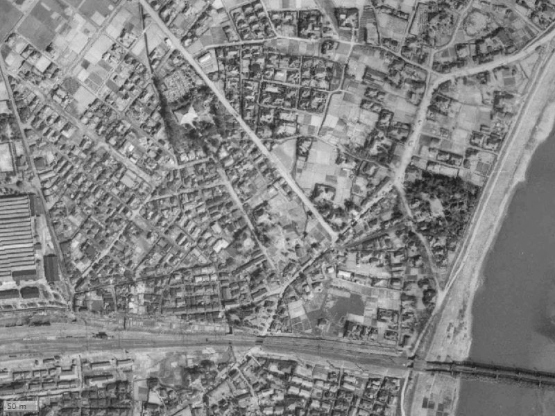 【1945～1950年度撮影】昔のプレミスト金町の場所・周辺環境