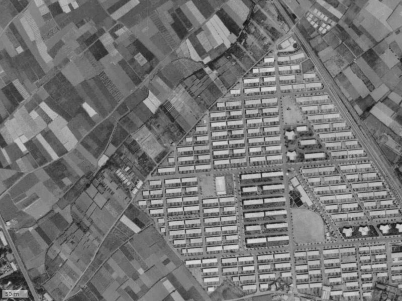 【1961～1969年度撮影】昔のライオンズガーデン上福岡の場所・周辺環境