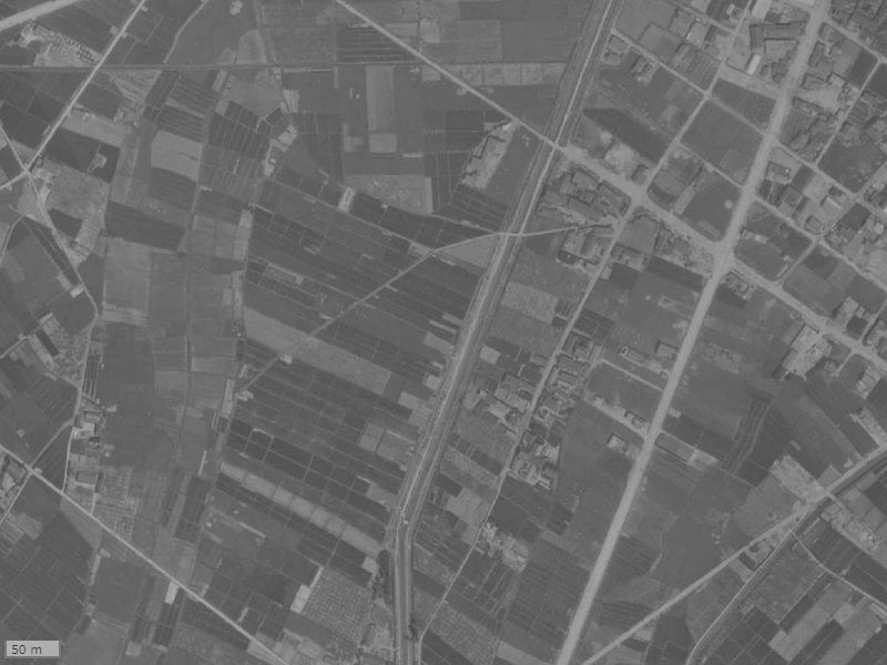 【1961~1969年度撮影】昔のグローリアスハイツ安城百石町の周辺環境