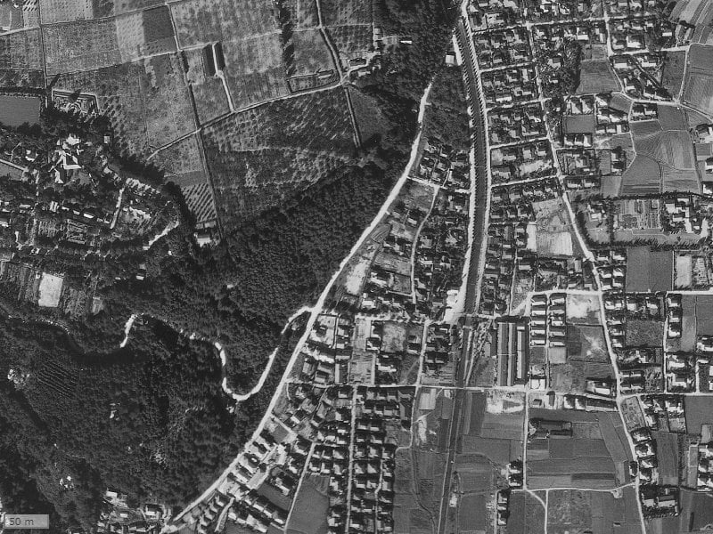 【1936~1942年度撮影】昔の甲東園パークマンションの場所・周辺環境