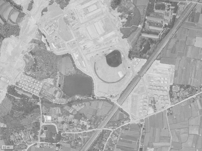 【1961～1969年度撮影】昔のアーバン島本シティの場所・周辺環境