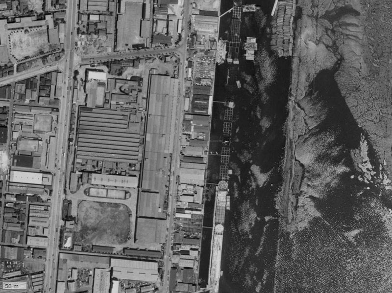 【1961～1969年度撮影】昔のブリリアタワー品川シーサイドの場所・周辺環境