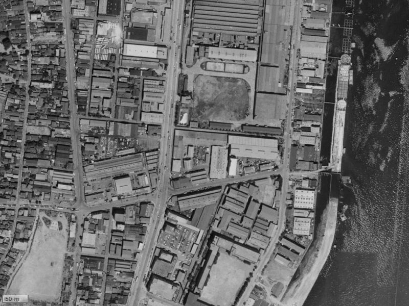 【1961~1969年度撮影】昔のプライムパークス品川の場所・周辺環境