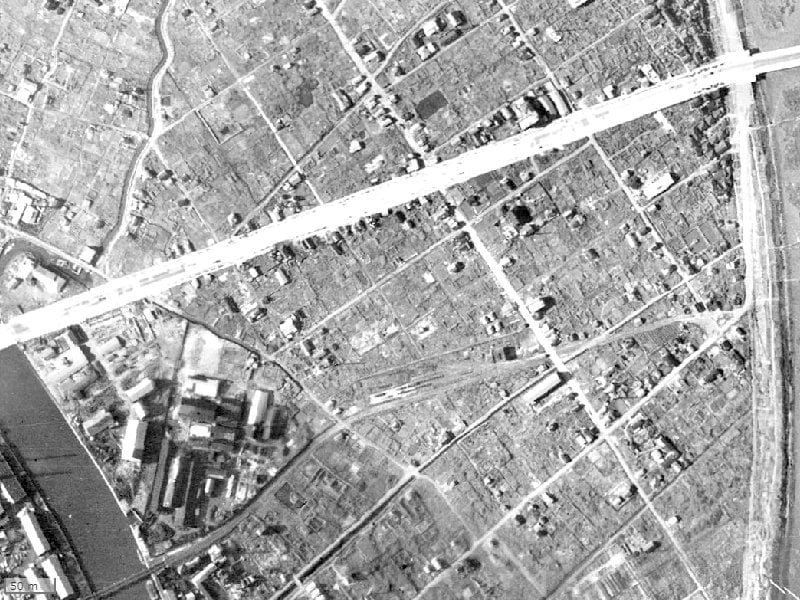 【1945~1950年度撮影】昔の東京インターマークスの場所・周辺環境