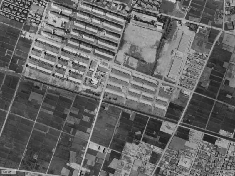 【1961～1969年度撮影】昔のパークホームズ日吉本町の場所・周辺環境