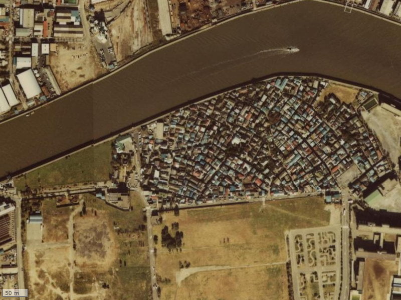 【1974~1978年度撮影】昔の東京フロンティアシティの場所・周辺環境