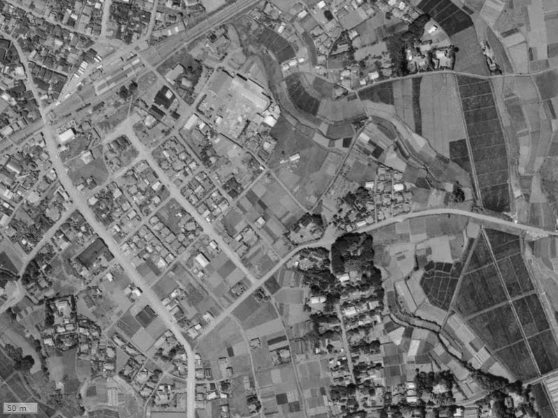 【1961～1969年度撮影】昔のサンクレイドル伊勢原レジデンスの場所・周辺環境