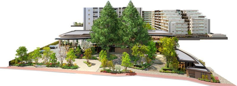 プラウドシティ吉祥寺 外観完成予想CG