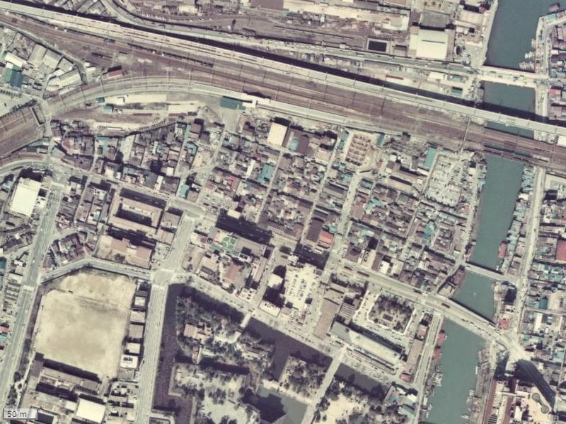 【1974～1978年度撮影】昔の小倉D.C.タワーの場所・周辺環境