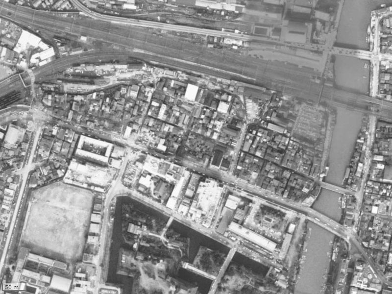 【1961～1969年度撮影】昔の小倉D.C.タワーの場所・周辺環境