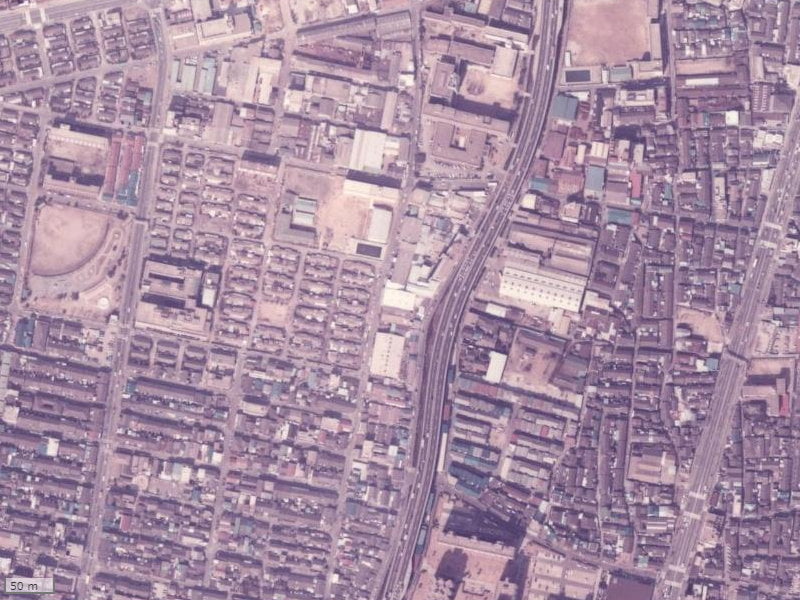 【1974～1978年度撮影】昔のファミール東加賀屋の場所・周辺環境