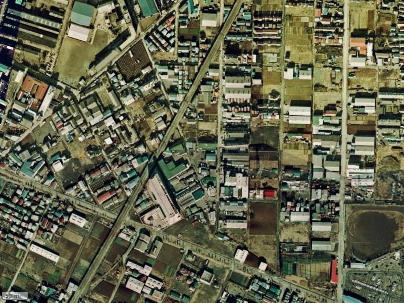 【1974～1978年度撮影】昔のエクセレントスクエア日吉の場所・周辺環境