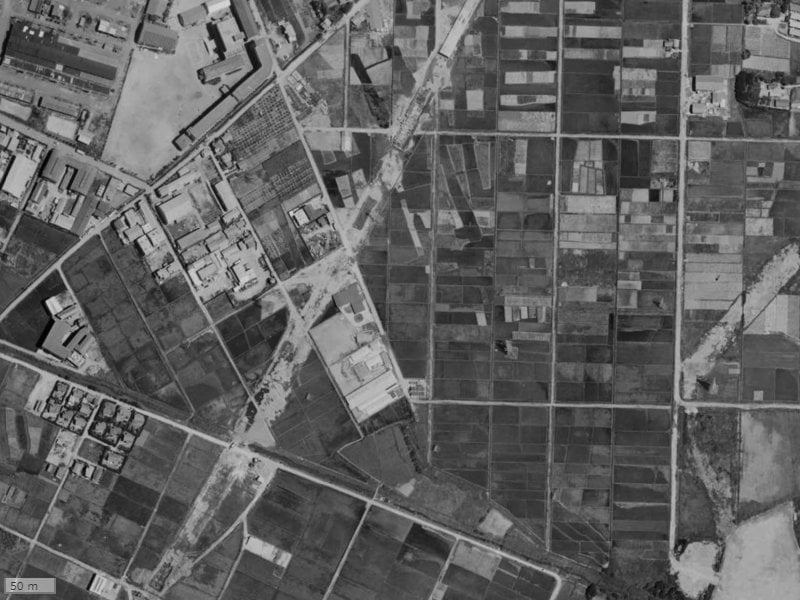 【1961～1969年度撮影】昔のエクセレントスクエア日吉の場所・周辺環境