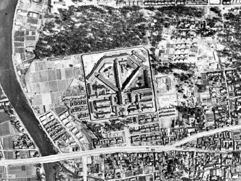 【1945~1950年度撮影】昔のレジデンス百道の場所・周辺環境