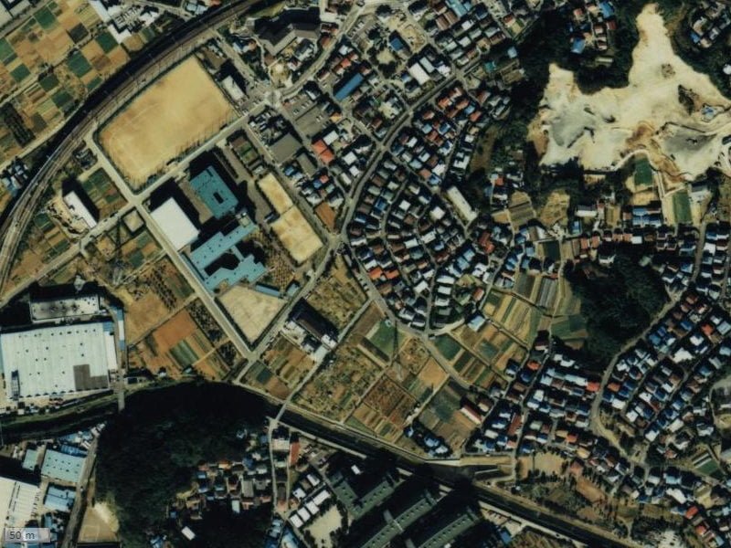 【1987~1990年度撮影】昔の大船北パーク・ホームズの場所・周辺環境