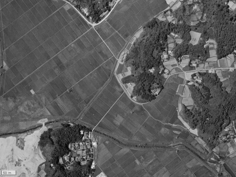 【1961~1969年度撮影】昔の大船北パーク・ホームズの場所・周辺環境