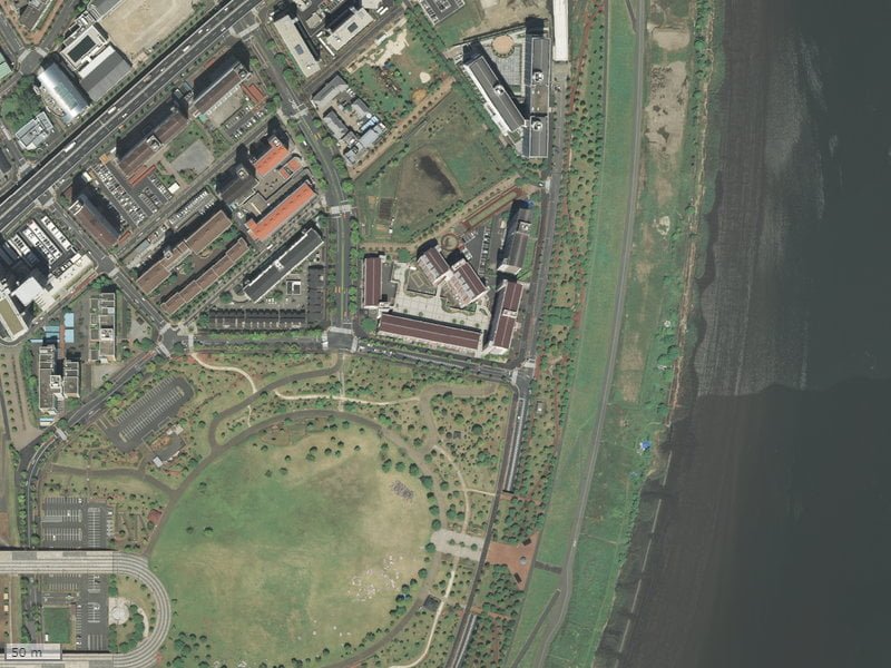 【2009年度撮影】昔の小松川チェリーガーデンの場所・周辺環境