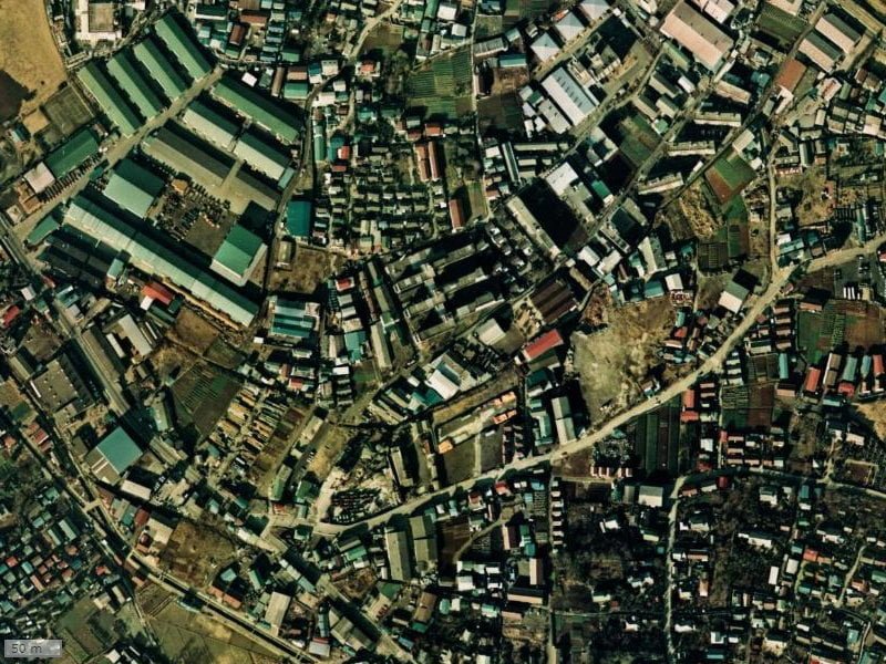 【1974～1978年度撮影】昔のパークホームズ武蔵新城フィールドレジデンスの場所・周辺環境