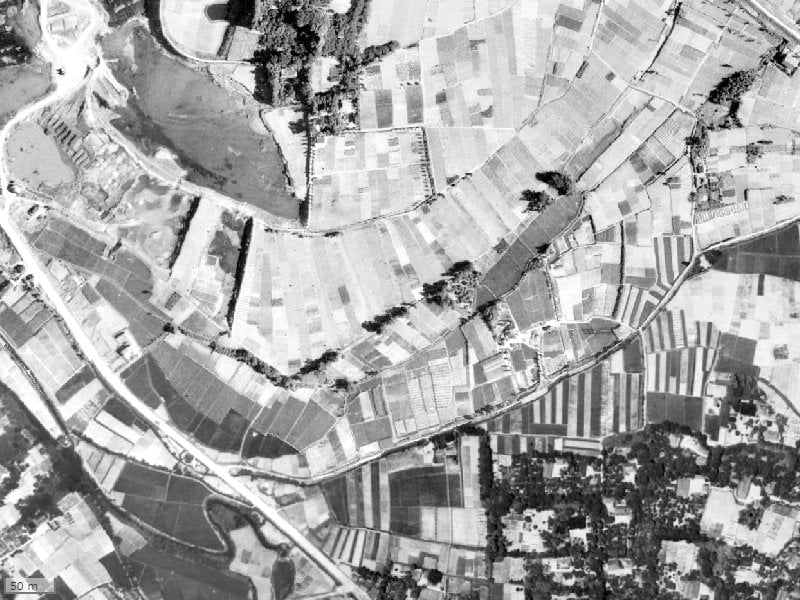 【1945～1950年度撮影】昔のパークホームズ武蔵新城フィールドレジデンスの場所・周辺環境