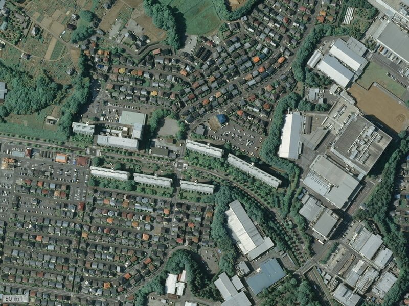 【2008年度撮影】昔の取手中央タウンの場所・周辺環境