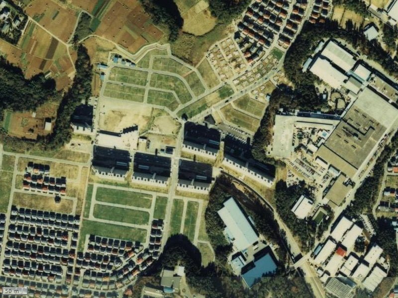 【1979~1983年度撮影】昔の取手中央タウンの場所・周辺環境