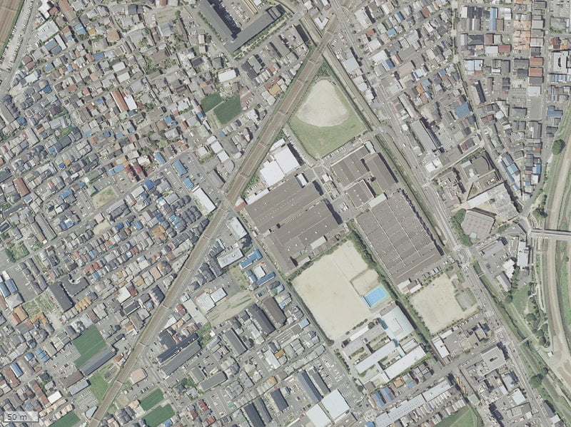 【2007年度撮影】昔のパークシティ南千里丘の場所・周辺環境